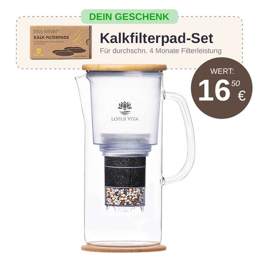 Filterkanne Enya + Geschenk: Kalkfilterpad-Set