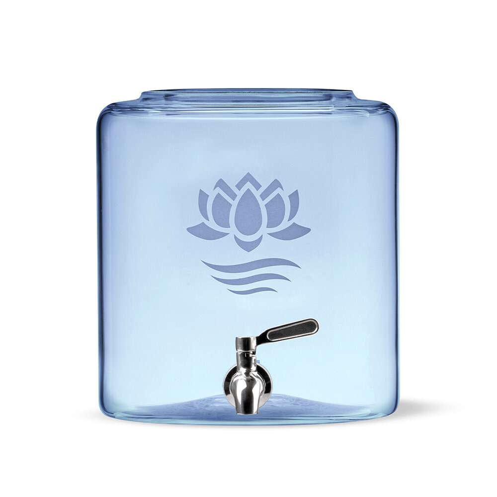 Lotus Vita Fontana Glasgefäß Joro Mini 5L Blau