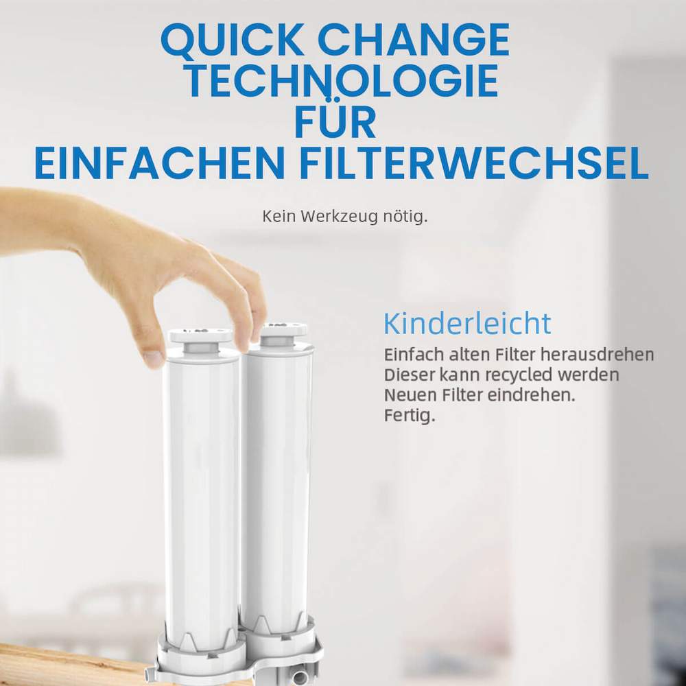 Osmofresh Osmoseanlage Quella Life Quickchange Technologie