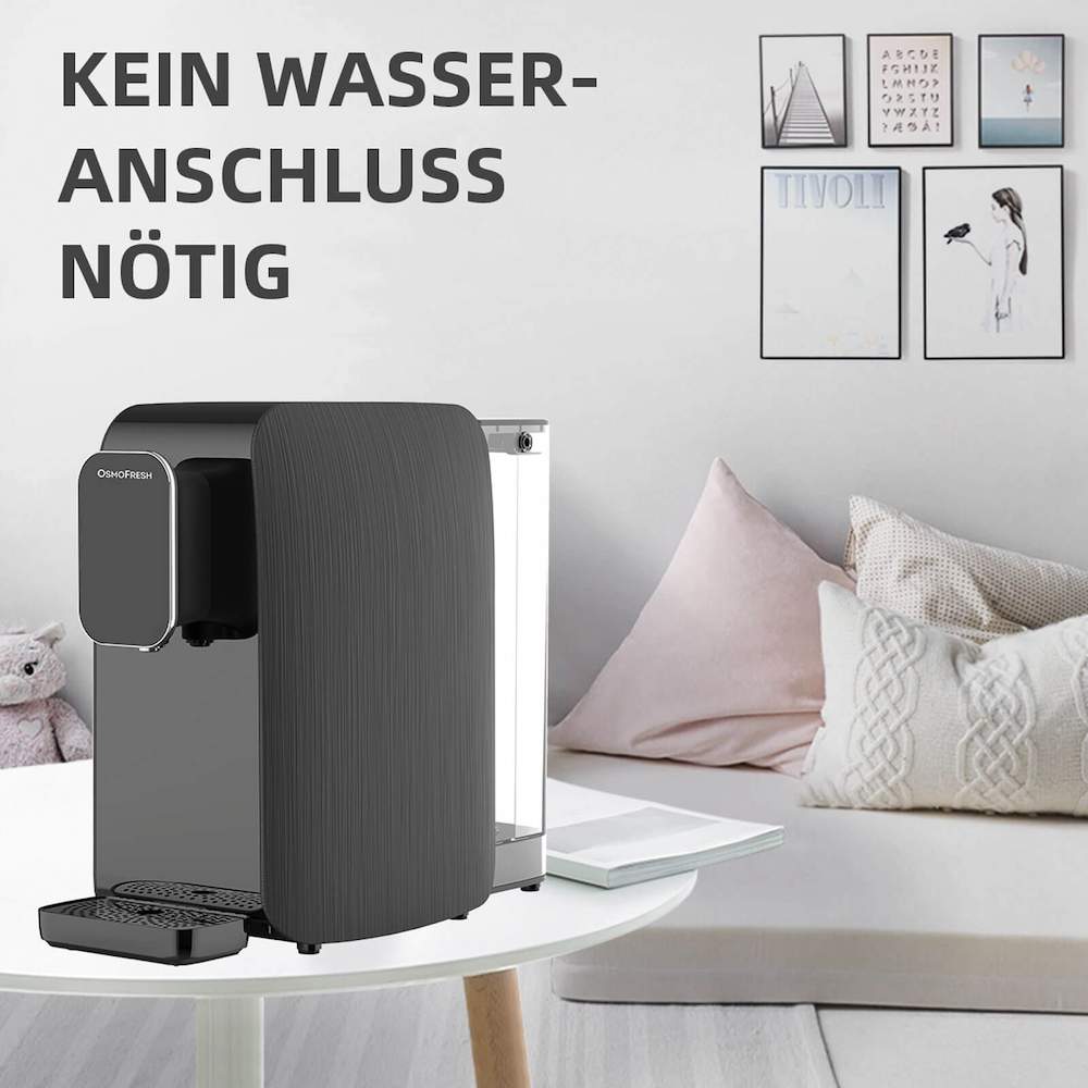 Osmofresh Osmoseanlage Quella Life Schwarz Kein Wasseranschluss