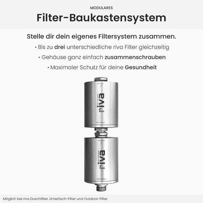 rivaALVA Life EM Trinkwasserfilter mit EM-Keramik Baukastensystem